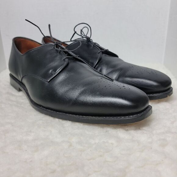 Allen Edmonds Flatiron Men\'s 15 Shoes Black Leather Brogue Toe Oxford Derby main image 8